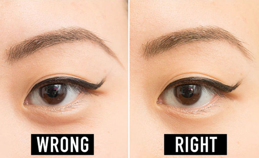 Where to end your brow tail?