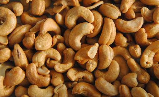 cashew cores nuts snack salty