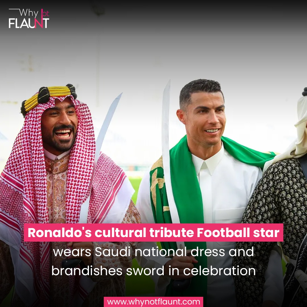 Cristiano Ronaldo and Al-Nassr Team’s Cultural Tribute on Saudi Arabia’s 93rd National Day