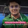 Arham Bin Farrukh Crowned U‑15 Karachi Table Tennis Champion