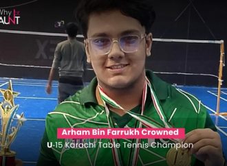 Arham Bin Farrukh Crowned U‑15 Karachi Table Tennis Champion