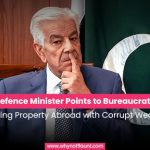 Defence Minister Points to Bureaucrats Buying Property Abroad with Corrupt Wealth