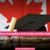 Prestigious Canadaian University Invites Pakistan’s Brightest to Join Elite Research Programs